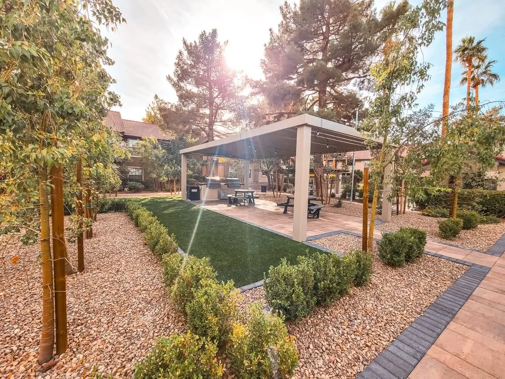 Custom garden landscaping in Las Vegas, NV - Aldana Studios