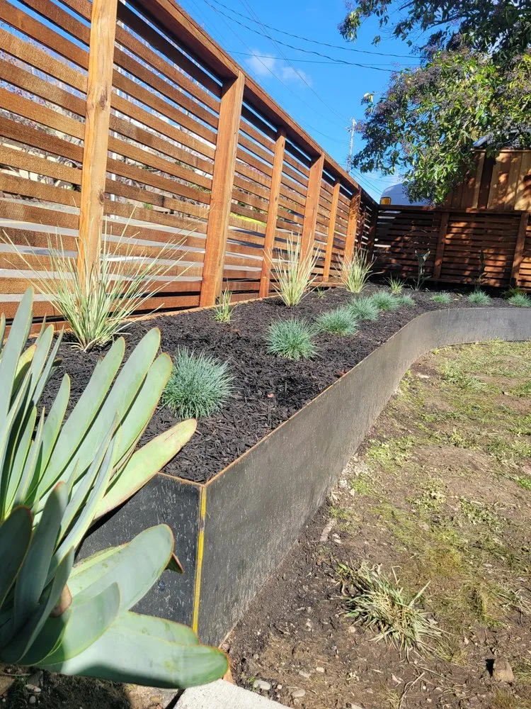 Custom landscape installation in hayward, CA by Aldeme Landscape & Construction