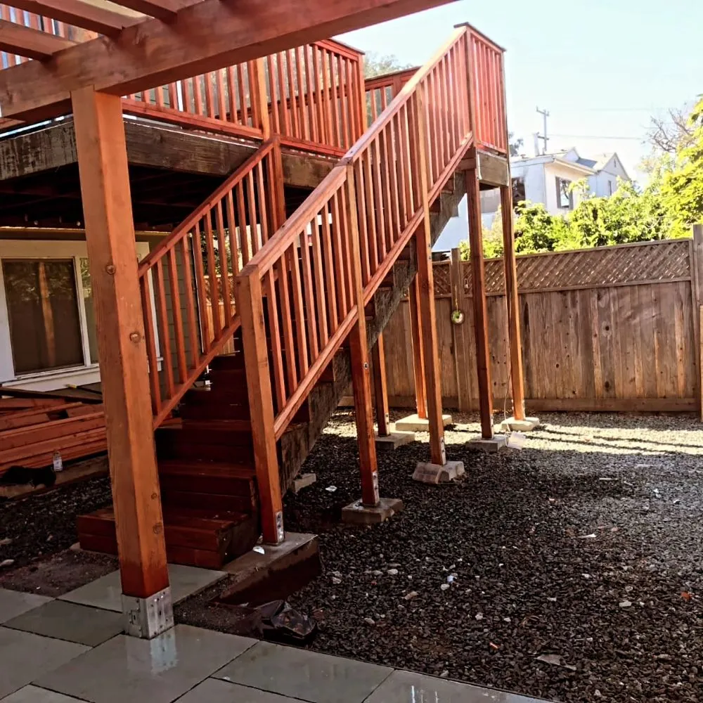 Custom outdoor landscaping with custom design in hayward, CA by Aldeme Landscape & Construction