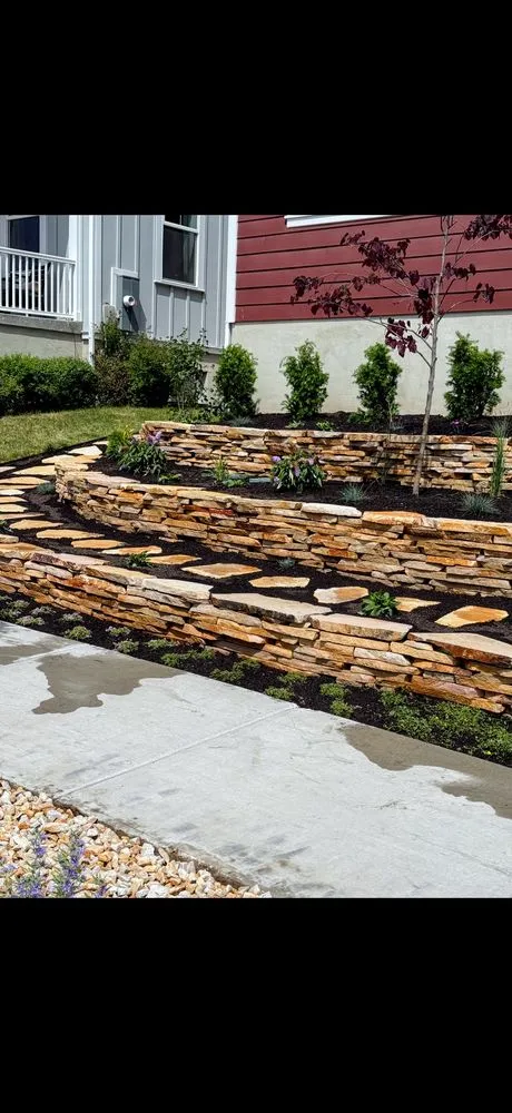 Expert landscape installation with custom design in South Jordan, UT by Alder Landscaping