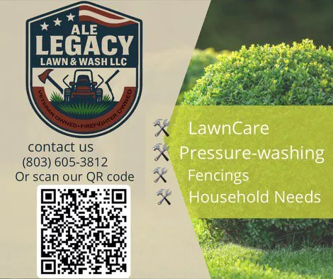 Affordable lawn mowing service in Elgin, SC - ALE Legacy Lawn & Wash