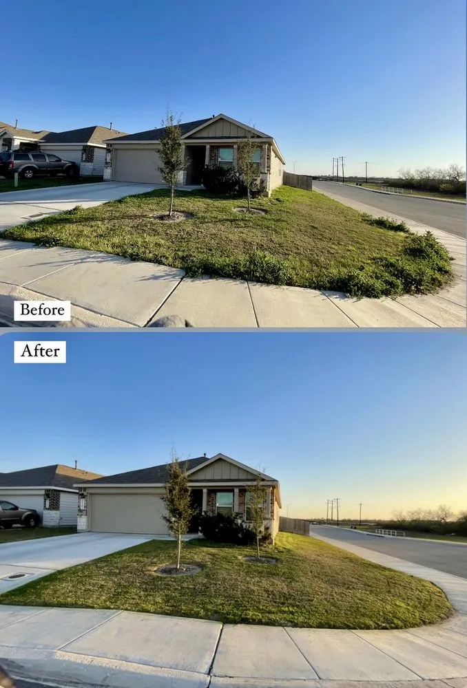 Custom outdoor landscaping for homes across Converse, TX - Alec’s Property Solutions