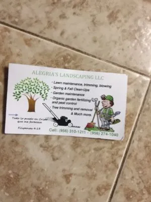 Alegria’s Landscaping