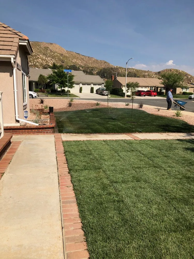 Reliable lawn mowing service for homes in Moreno Valley, CA by Alegria’s Landscaping