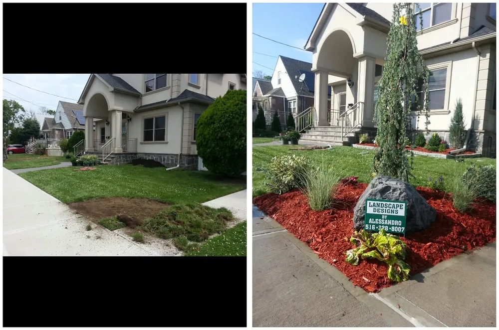 Custom yard cleanup service in Oceanside, NY - Alessandro's Landscaping & Design