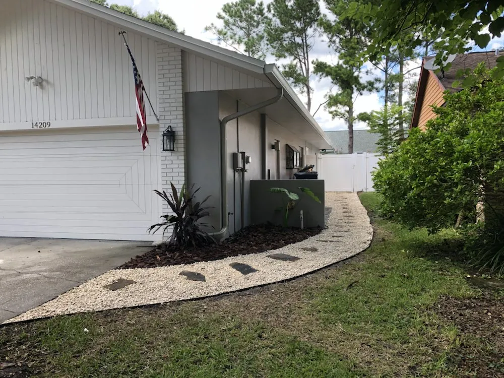 Local landscape installation in Tampa, FL by Alex Anglin Lawn Care Specialist