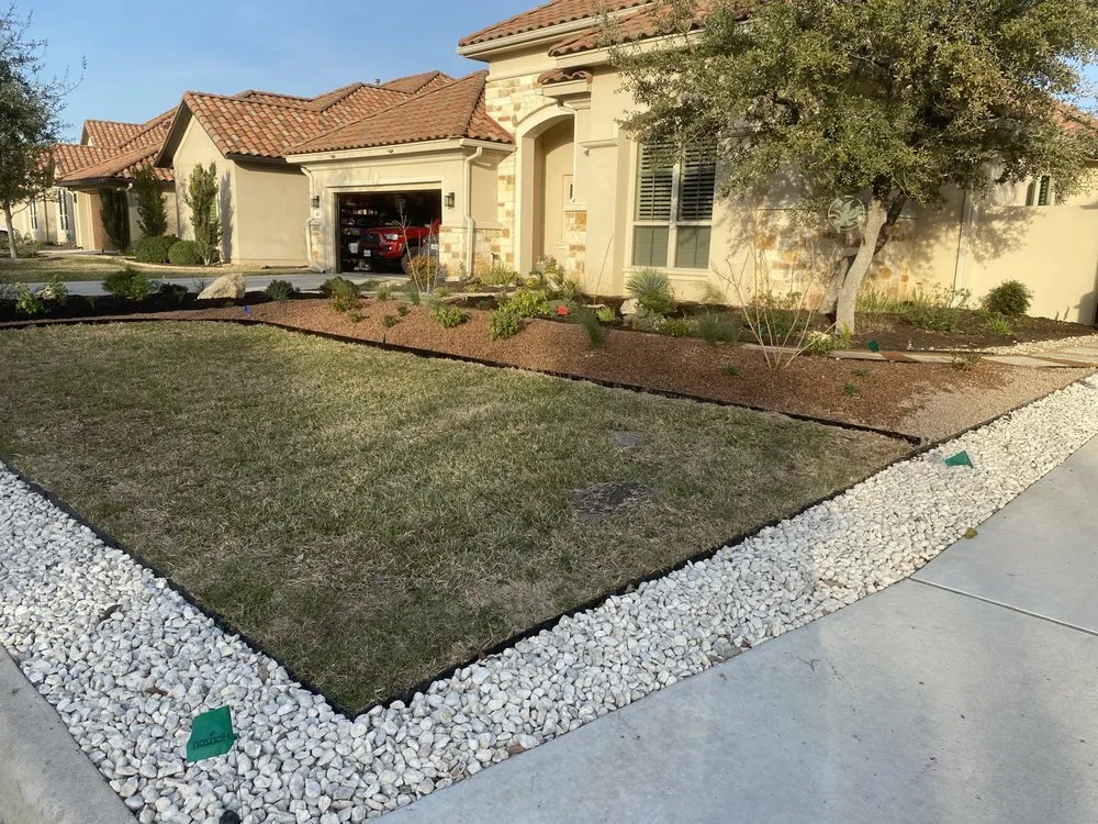 Local landscape installation with custom design across San Antonio, TX - Alex Fence & Landscaping
