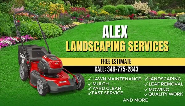 Alex Landscaping Services Logo