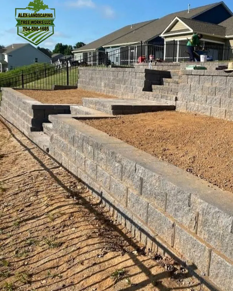 Professional yard maintenance for homes in Statesville, NC by Alex Landscaping Tree Works