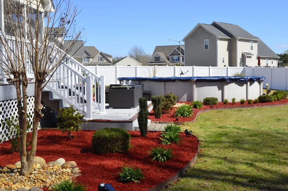 Local garden landscaping in Greenville, NC - Alex Pinestraw & Mulch