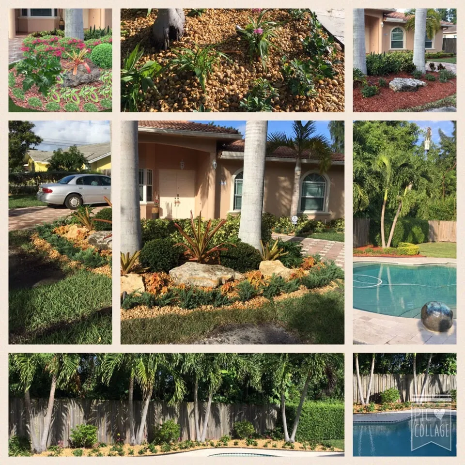 Custom outdoor landscaping for outdoor upgrades in Miami, FL by Alex Sprinklers & Landscaping