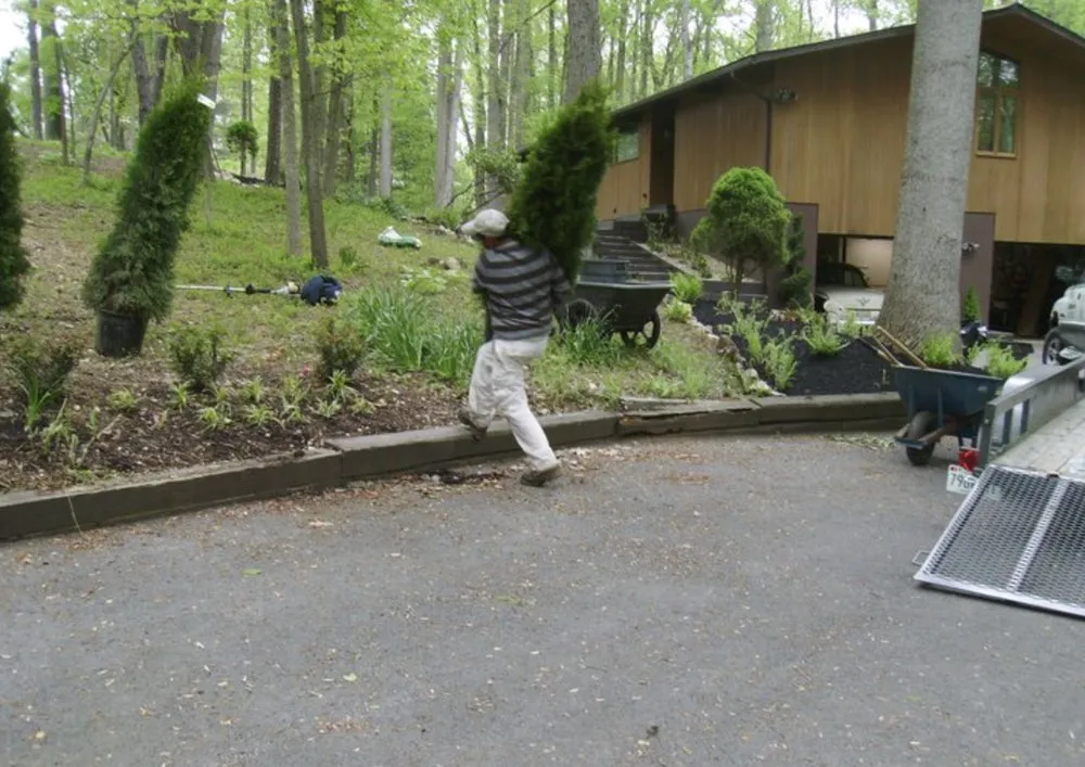 Top-rated outdoor landscaping in Hudson, NY by Alex The Land Guy