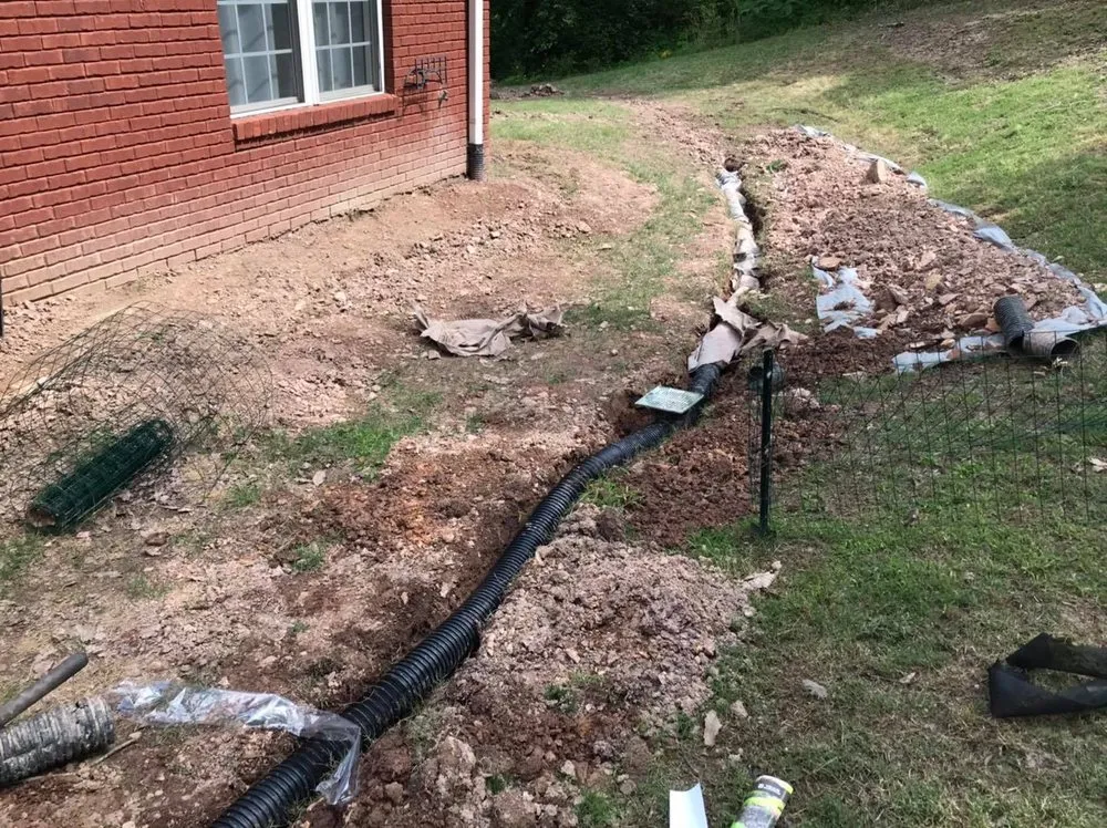 Custom landscape installation for residential properties in Anniston, AL by Alexander Landscaping