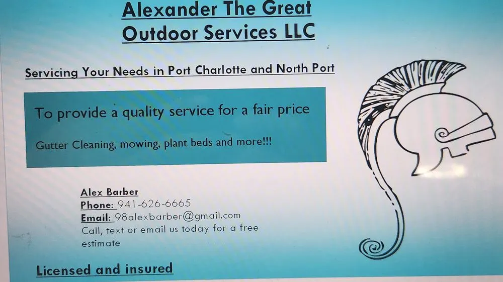 Trusted lawn mowing service in Port Charlotte, FL by Alexander The Great Outdoor Services
