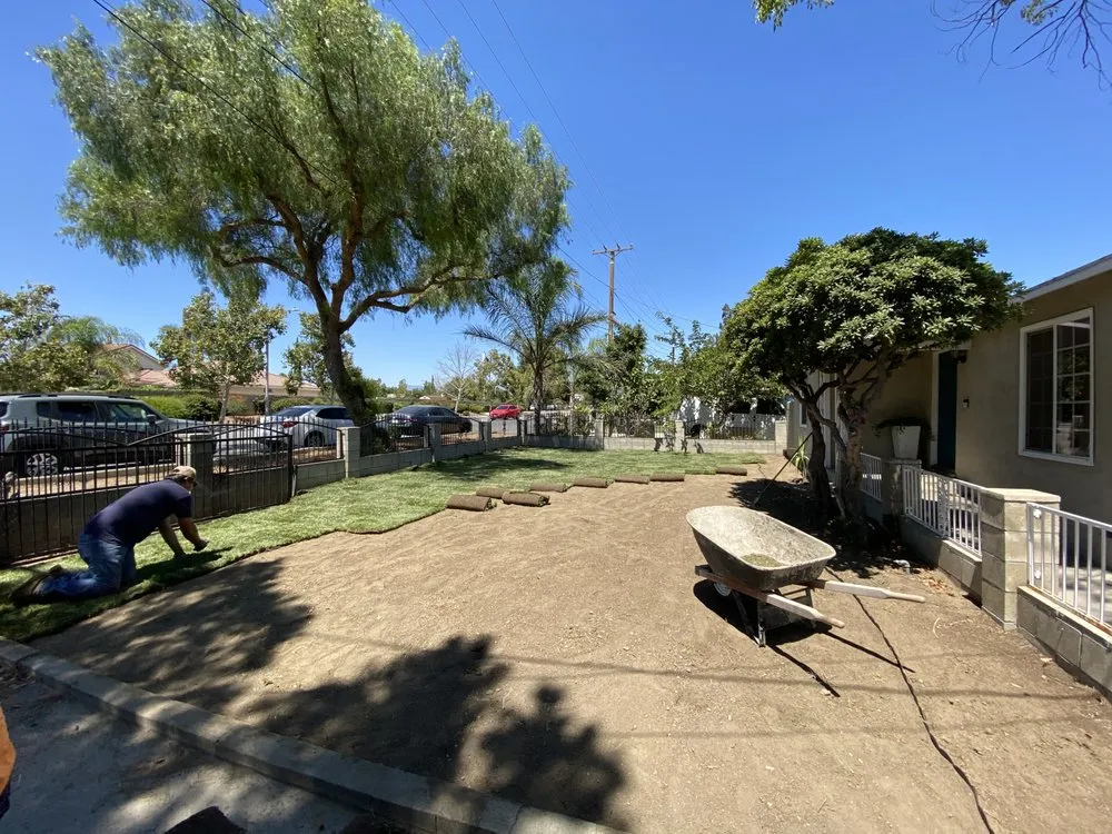 Professional landscape installation for outdoor upgrades in Riverside, CA by Alex’s Landscape