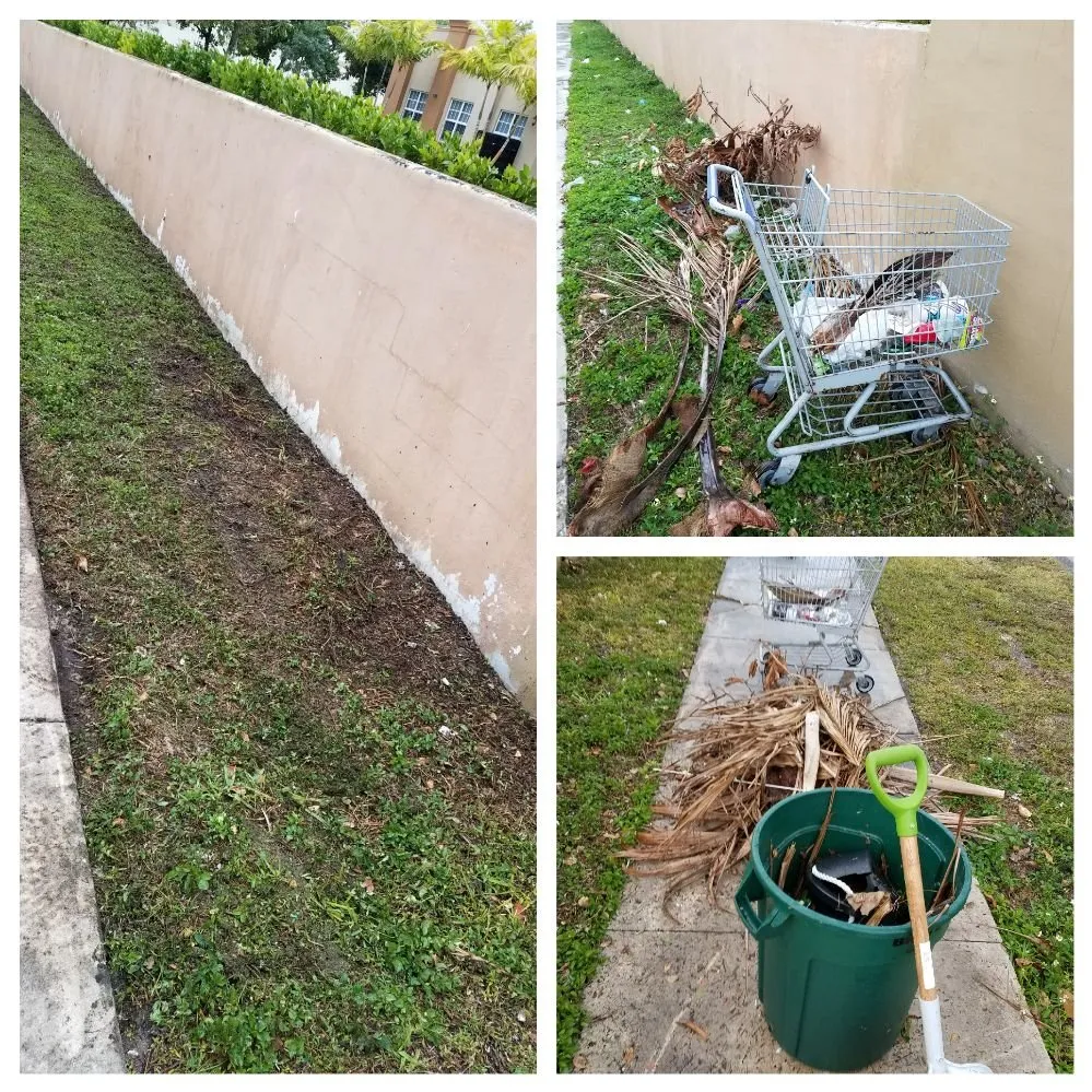 Custom yard cleanup service for outdoor upgrades across North Miami Beach, FL - Alex's Landscaping Service Corp