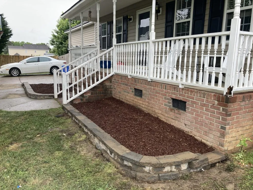 Top-rated landscape design near you in Garner, NC by Alex’s Lawn Care