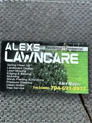 Alex’s Lawncare Logo