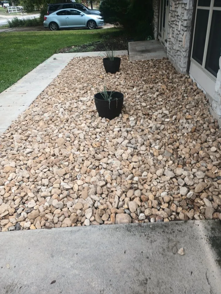Professional outdoor landscaping in Selma, TX - Alfa and Omega Lawnscaping