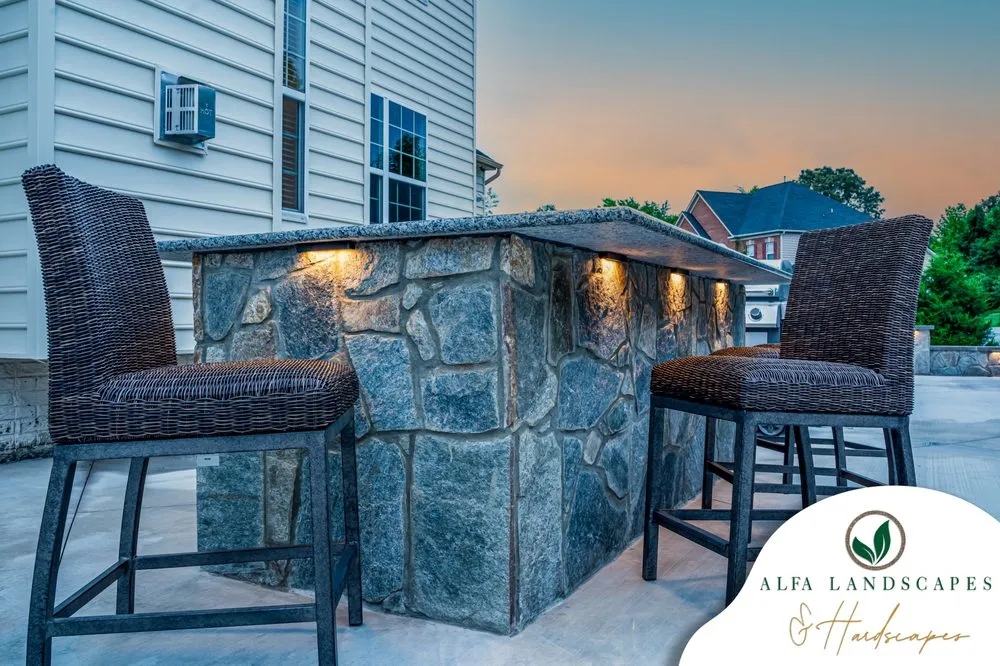 Professional lawn care service for outdoor upgrades in Manassas, VA by Alfa Design and Build