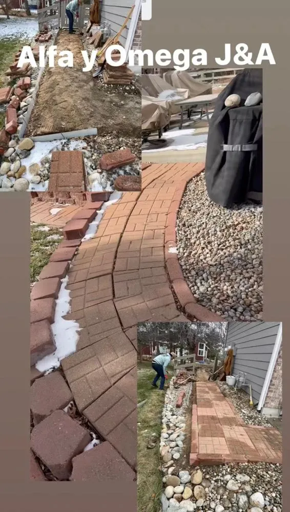 Affordable lawn care service with custom design in Denver, CO by Alfa Y Omega J&A Landscaping & Tree Service