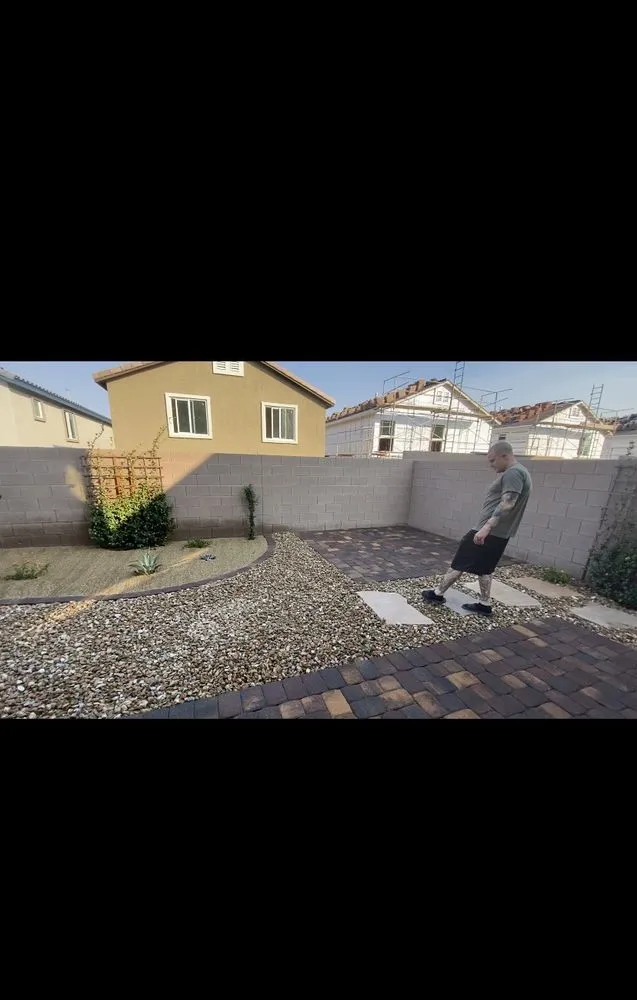 Custom landscape design in Las Vegas, NV by Alfaro Lawn Care