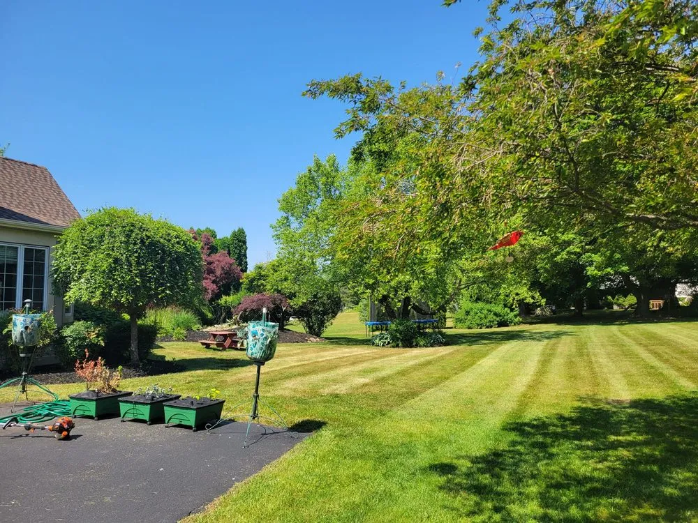 Professional landscape design with custom design in West York, PA by Alfonso's Landscaping