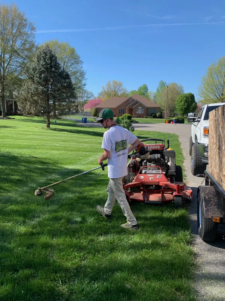 Reliable lawn mowing service in Austin, KY by Alfredo’s Lawn and Landscape