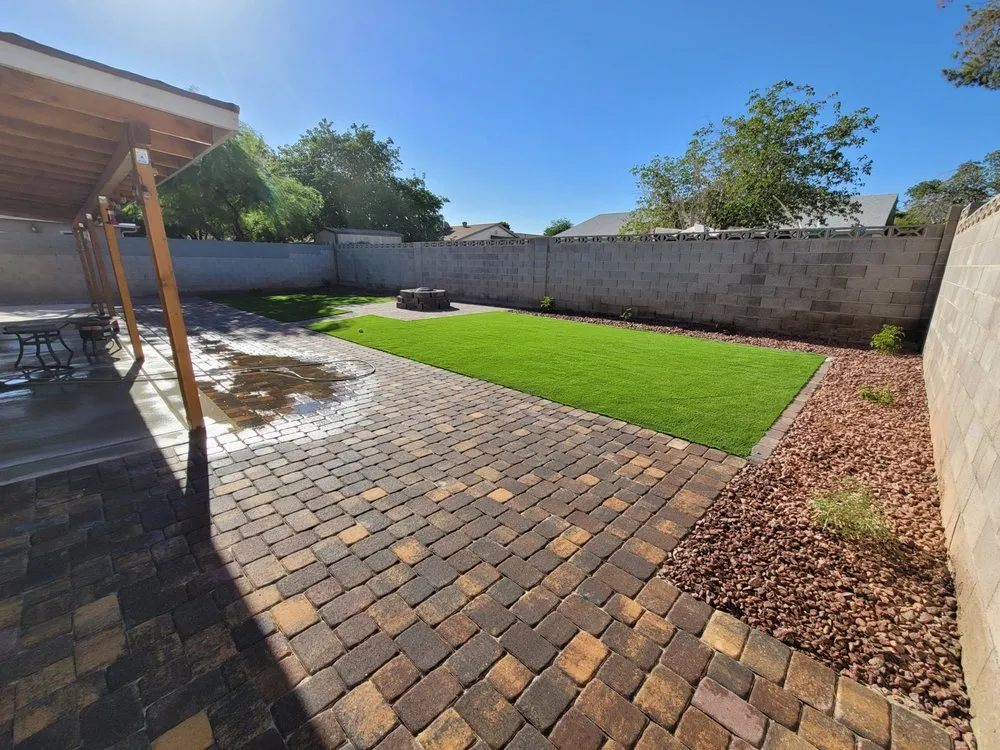 Expert lawn mowing service for year-round maintenance in North Las Vegas, NV by Aliante Landscape