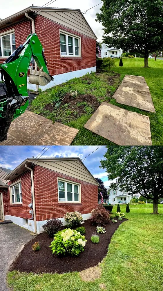 Professional yard maintenance for residential properties in Pittsfield, MA by Aligned Design Landscaping