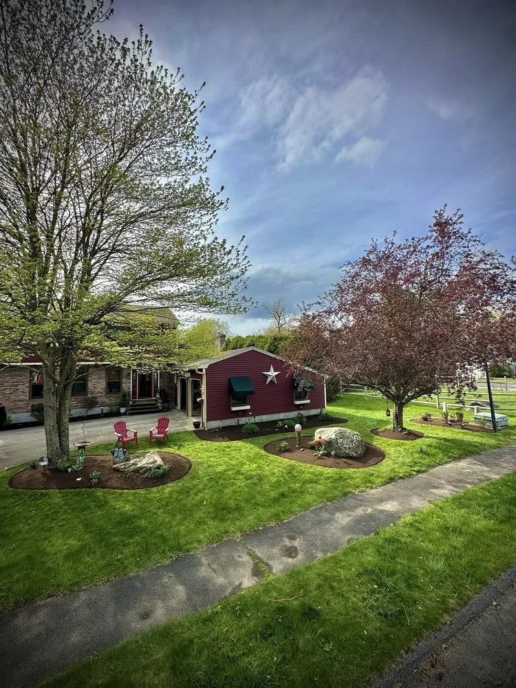 Custom garden landscaping in Pittsfield, MA by Aligned Design Landscaping