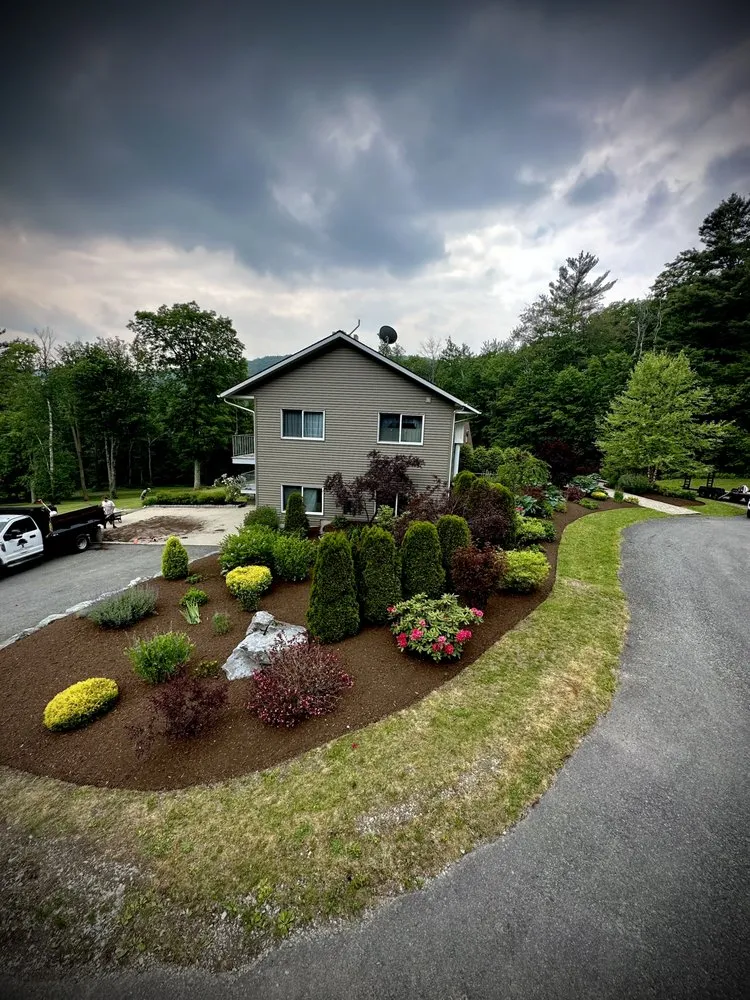 Local lawn mowing service in Pittsfield, MA by Aligned Design Landscaping