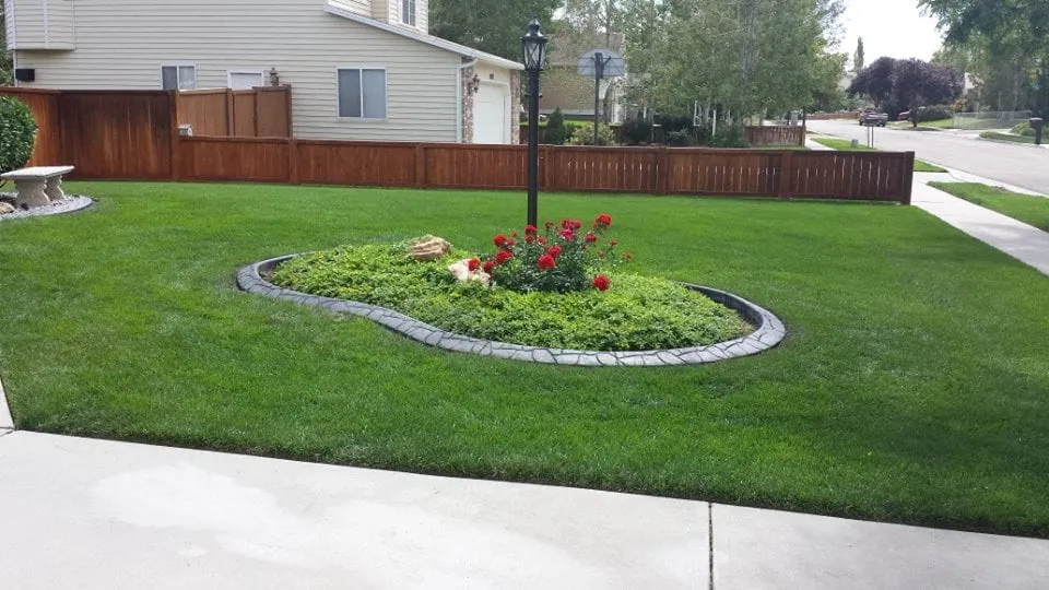 Custom residential landscaping in Lehi, UT by All About Curb Inc