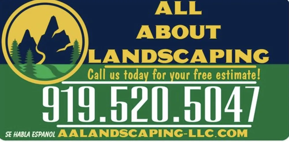 Professional landscape installation in Raleigh, NC by All About Landscaping
