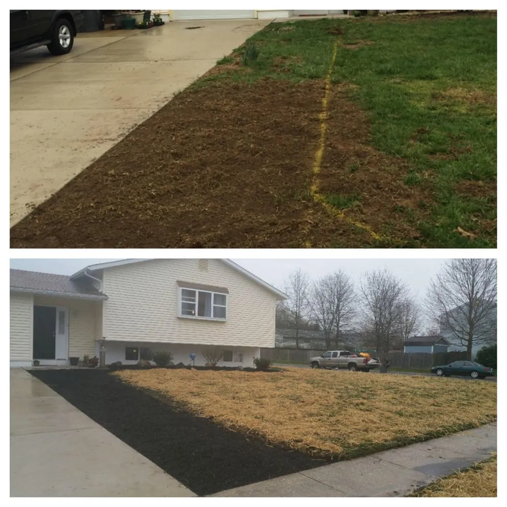 Custom landscape installation in Wilmington, DE by All About Lawn Landscaping