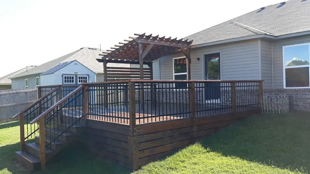 Custom landscape design in Chouteau, OK by All About Outdoors