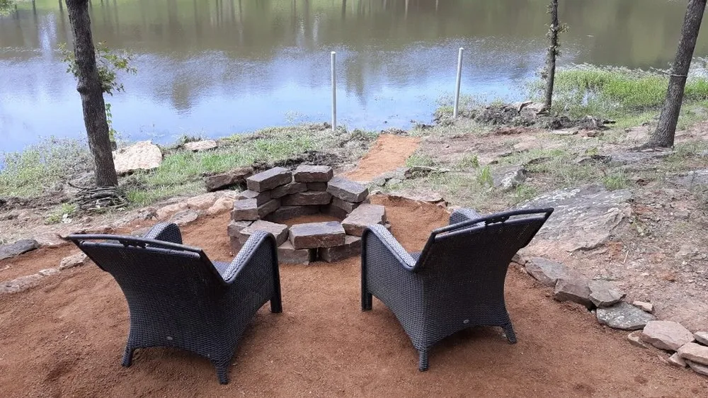 Custom yard cleanup service in Chouteau, OK by All About Outdoors