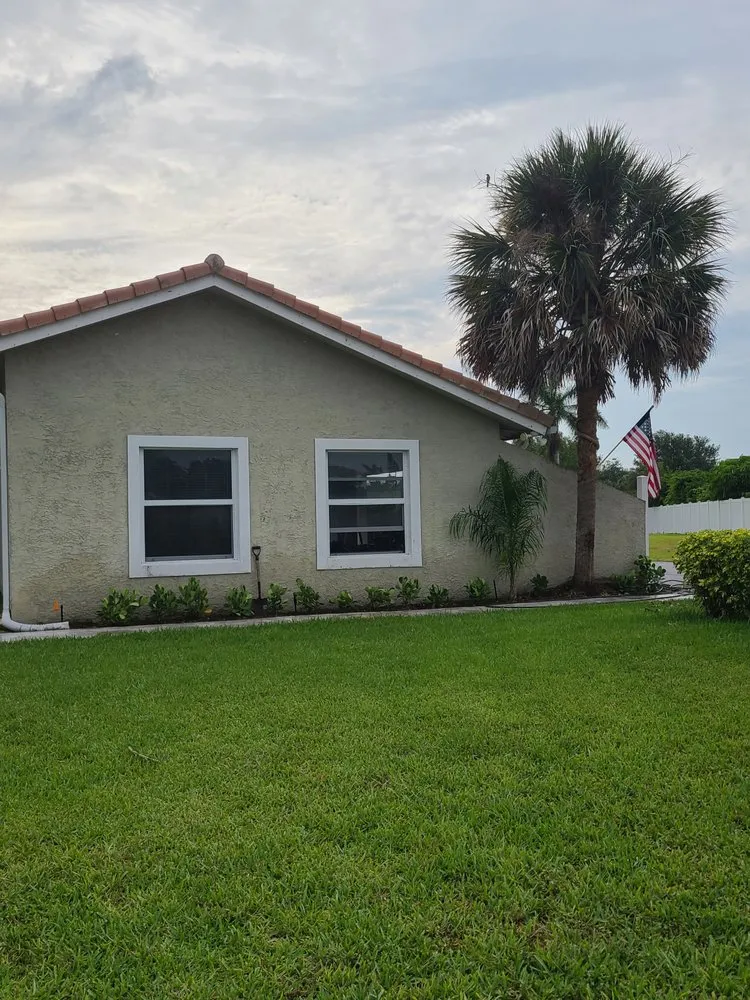 Professional landscape installation for residential properties across Boca Raton, FL - All About The Cut