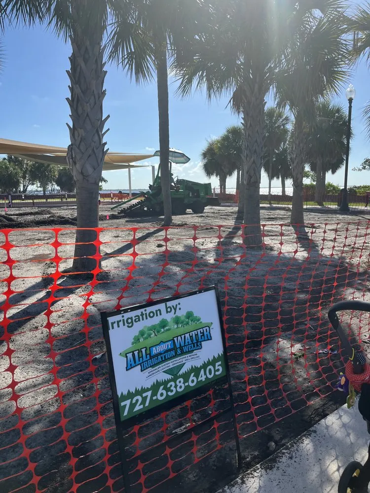 Expert garden landscaping with custom design in Clearwater, FL by All About Water Irrigation & Wells