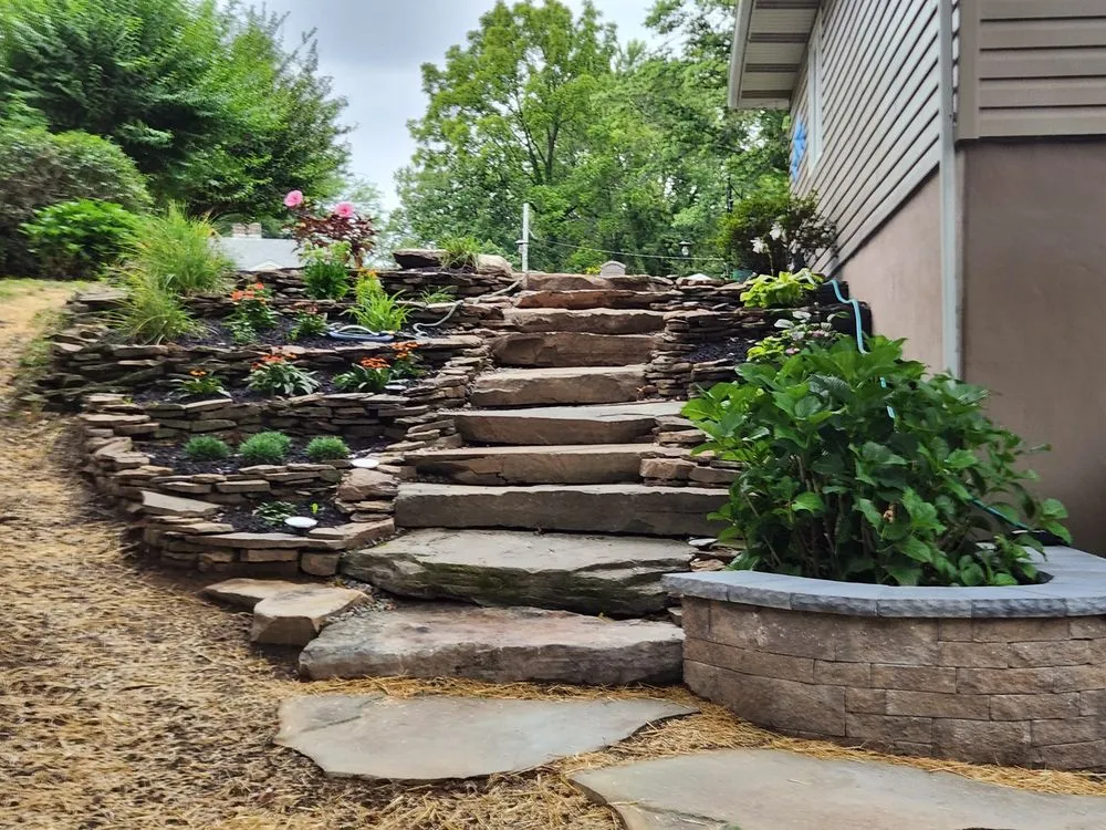 Expert residential landscaping with custom design in New Britain, PA by All About You Patio & Landscapes