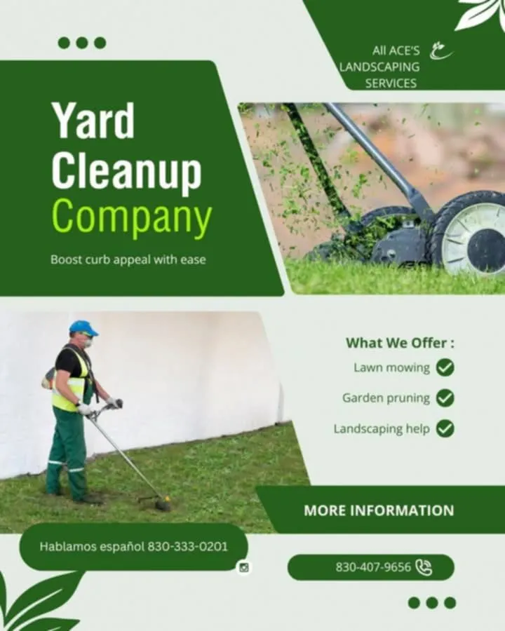 Custom outdoor landscaping for beautiful yards across Uvalde, TX - All Aces