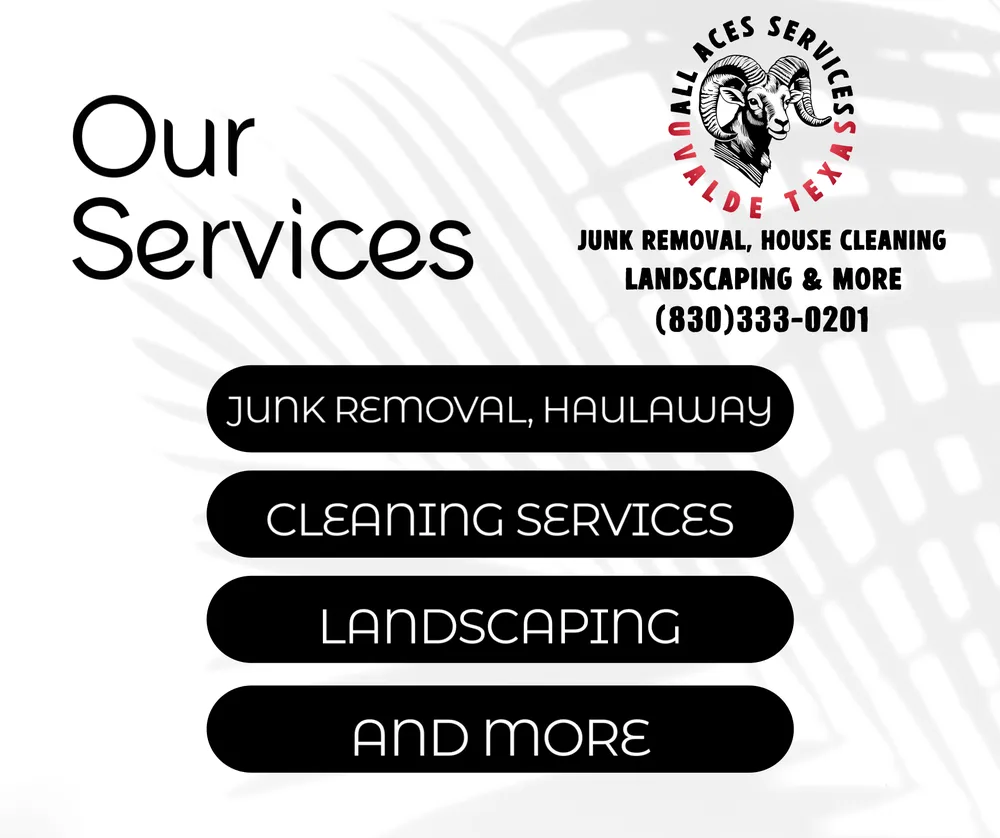 Reliable yard maintenance experts serving Uvalde, TX - All Aces
