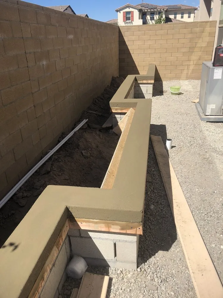 Professional garden landscaping in Rialto, CA by All American Concrete