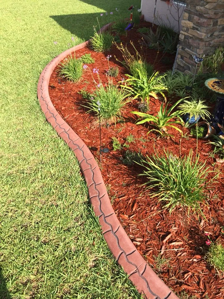 Professional residential landscaping in St. Augustine, FL by All American Curbing