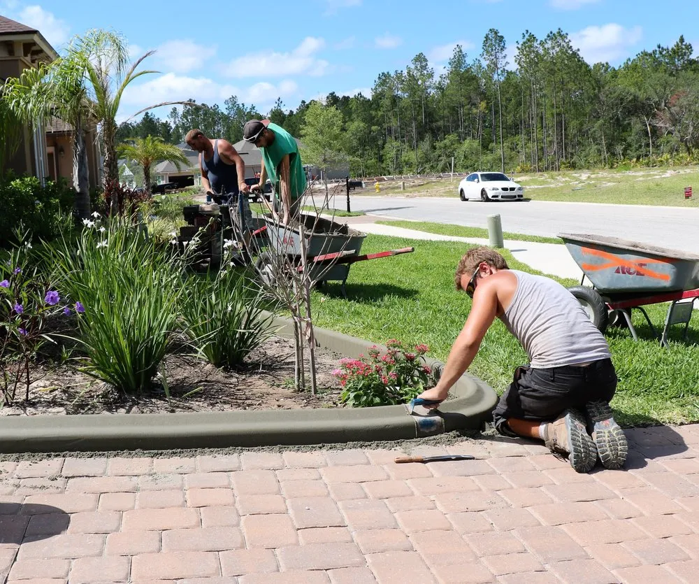 Top-rated landscape design in St. Augustine, FL - All American Curbing