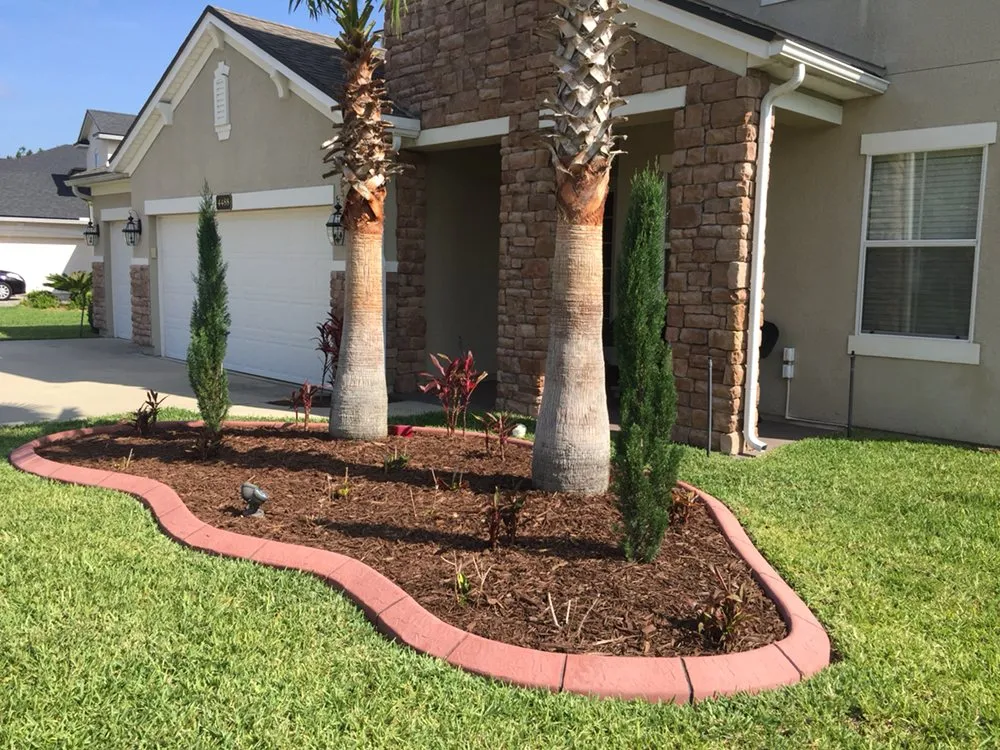 Expert garden landscaping for outdoor upgrades in St. Augustine, FL by All American Curbing