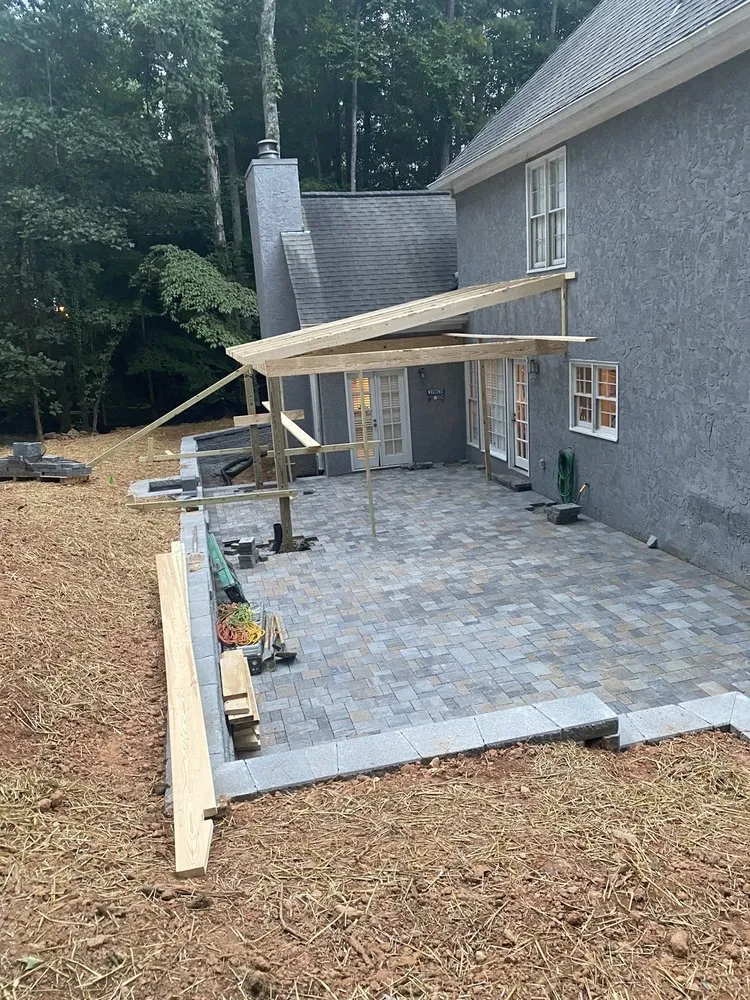 Custom yard maintenance near you in Woodstock, GA by All American Landscape and Stone