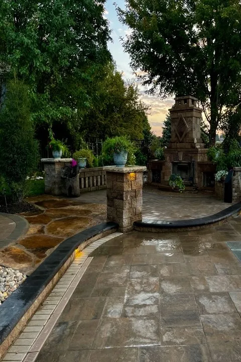 Professional yard maintenance for outdoor upgrades in Omaha, NE by All American Landscape Design