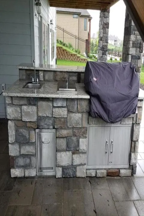 Professional yard cleanup service for homes in Omaha, NE by All American Landscape Design