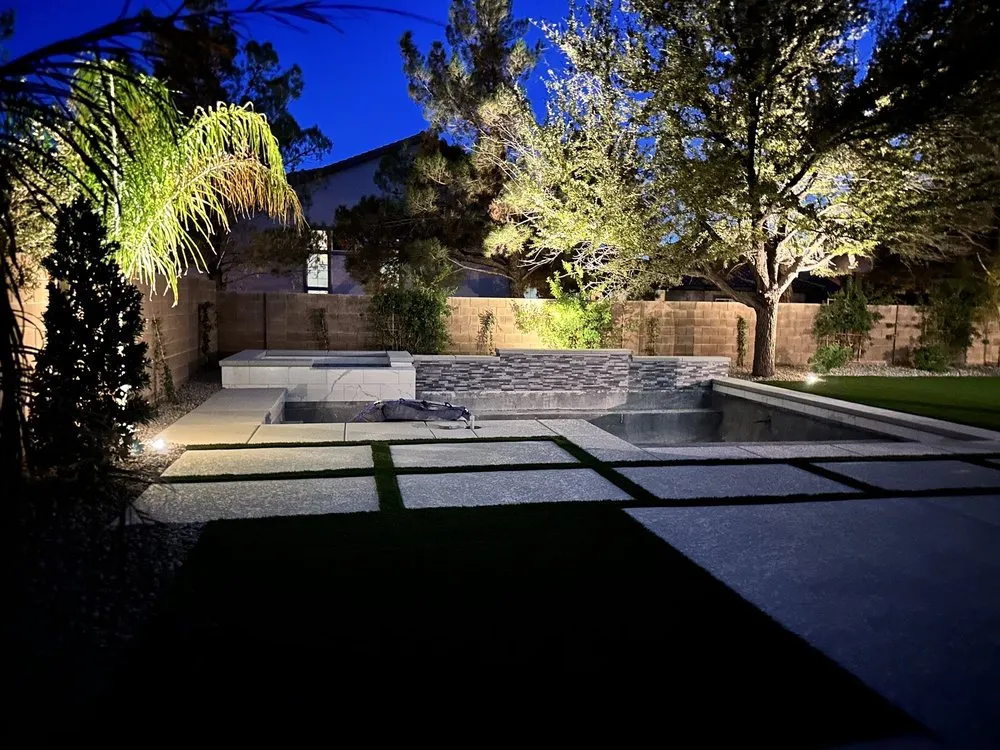 Local landscape installation with custom design across Las Vegas, NV - All American Landscape